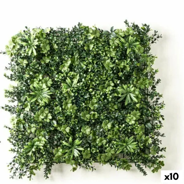 Pystysuorapuutarha Ibergarden Vihreä Muovinen Levyt 50 x 50 cm (10 osaa)