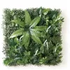 Vertikalus sodo Ibergarden Balta Žalia Plastmasinis Papartis 50 x 50 cm (10 vnt.)