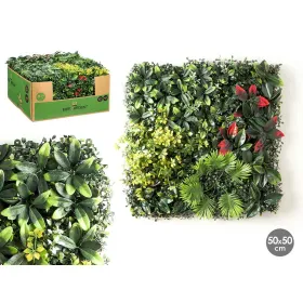Vertikālais dārza Ibergarden Sarkans Zaļš Plastmasa Loksnes 50 x 50 cm (10 gb.)