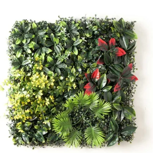 Vertikalus sodo Ibergarden Raudona Žalia Plastmasinis Paklodės 50 x 50 cm (10 vnt.)