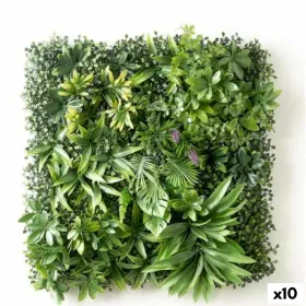 Vertikālais dārza Ibergarden Dzeltens Zaļš Violets Plastmasa Loksnes 50 x 50 cm (10 gb.)