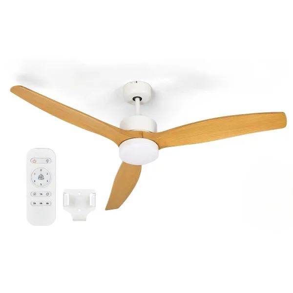 Tulega Laeventilaator Argon Valge Pruun 40 W Ø 132 cm
