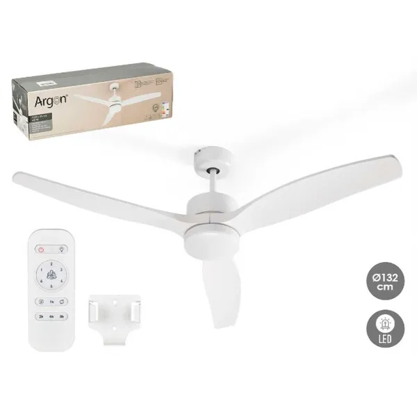 Tulega Laeventilaator Argon Valge 40 W Ø 132 cm