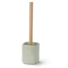 Toilet Brush Berilo White Green Wood Polyresin 9,6 x 37 x 9,5 cm (6 Units)