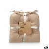 Set of cushions Gift Decor Brown 2 Pieces (6 Units)