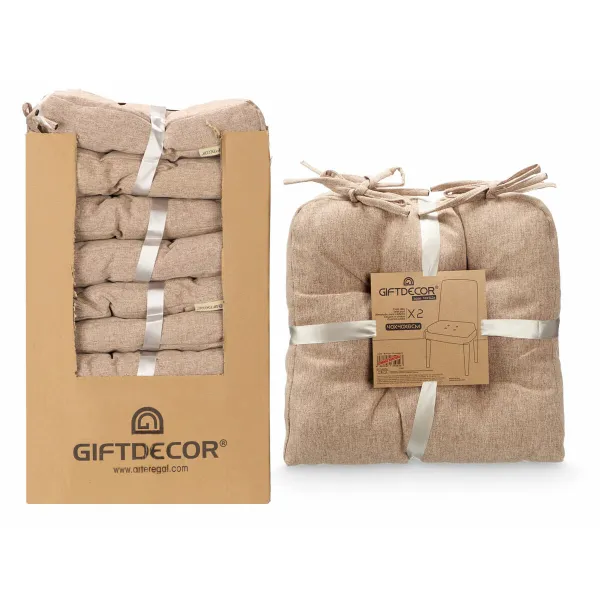 Набор подушек Gift Decor Коричневый 2 Предметы (6 штук)