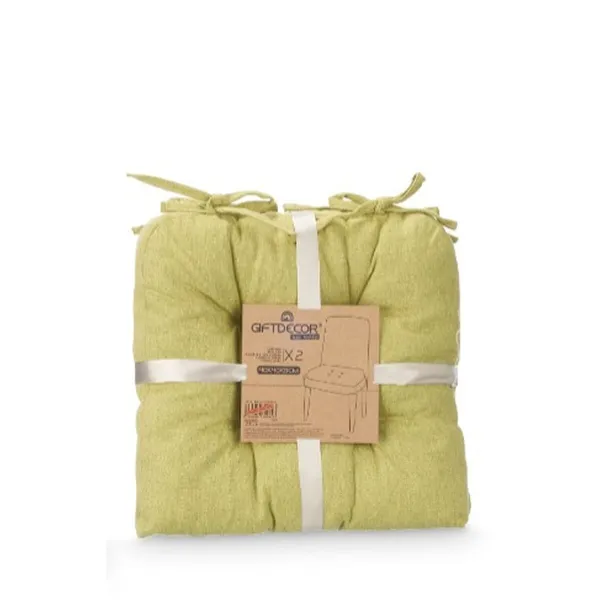 Набор подушек Gift Decor Зеленый 40 x 40 x 7 cm 2 Предметы (6 штук)