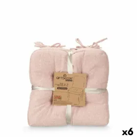 Spilvenu komplekts Gift Decor Rozā 40 x 40 x 7 cm 2 Daudzums (6 gb.)