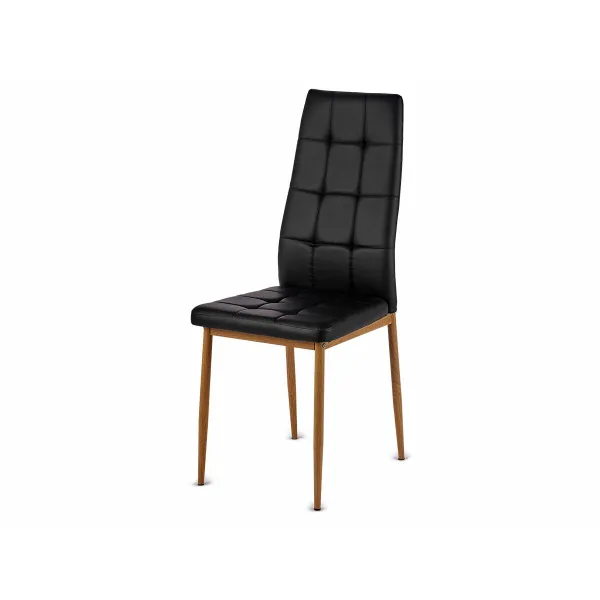 ēdamistabas krēsls Gift Decor Melns Koks Poliuretāns Dzelzs 42 x 51 x 97 cm (4 gb.)