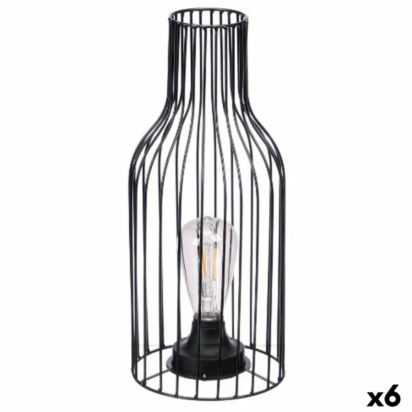 Настольная лампа Gift Decor Чёрный бутылка (6 штук)