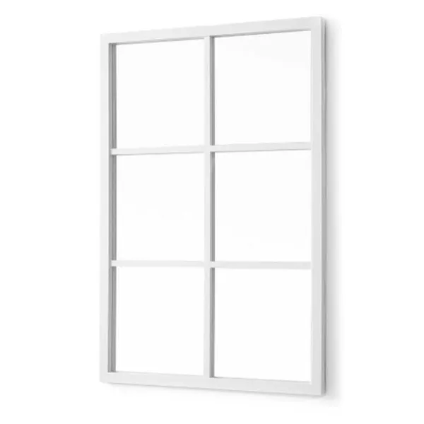 Настенное зеркало Gift Decor Белый квадраты 70 x 47 x 2 cm (6 штук)