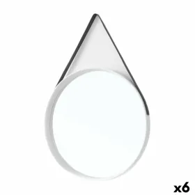 Sieninis veidrodis Gift Decor Balta 51 x 4,5 x 76 cm (6 vnt.)