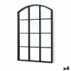 Настенное зеркало Gift Decor Чёрный Окно 50,5 X 2,5 X 76 cm (4 штук)