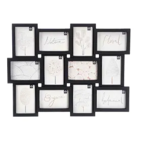 Sieniniai rėmeliai Gift Decor Juoda polipropileno (4 vnt.)