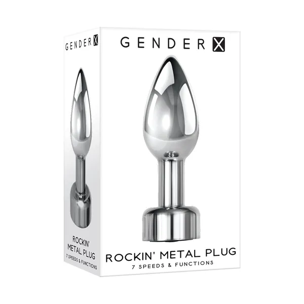 Anal plug Gender X ROCKIN' Silver