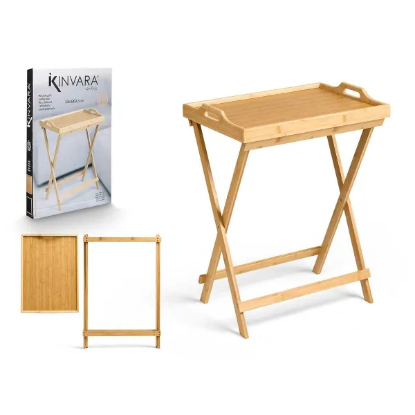Вспомогательный складной стол Kinvara Натуральный 50 x 36 x 64,5 cm