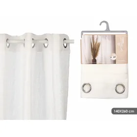 занавес Gift Decor Белый 140 x 260 cm (6 штук)