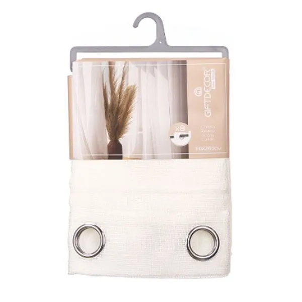 Verho Gift Decor Valkoinen 140 x 260 cm (6 osaa)