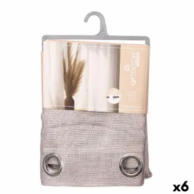 занавес Gift Decor Серый 140 x 260 cm (6 штук)