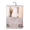 Curtain Gift Decor Grey 140 x 260 cm (6 Units)