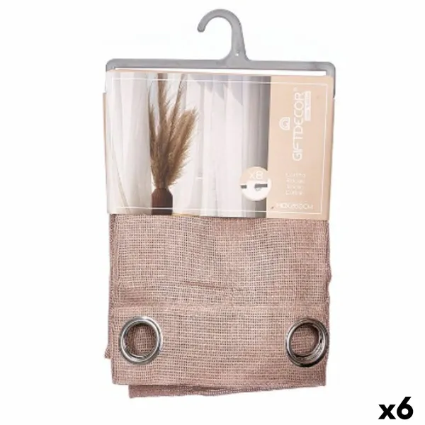 Užuolaidos Gift Decor Ruda 140 x 260 cm (6 vnt.)