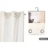 Užuolaidos Gift Decor Balta 140 x 260 cm Dryžiai (6 vnt.)