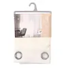 Curtain Gift Decor White 140 x 260 cm Stripes (6 Units)