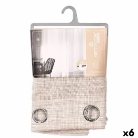 занавес Gift Decor Коричневый 140 x 260 cm Лучи (6 штук)