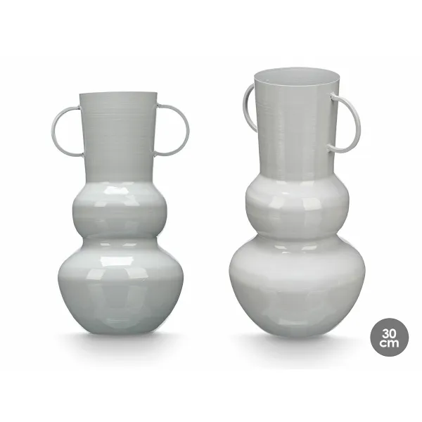 Vaza Gift Decor Pilka Geležis Kamuolys 17,5 x 30 x 16 cm (6 vnt.)