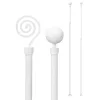 Aizkaru stanga Gift Decor Pagarināms 160-320 cm (24 gb.)
