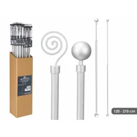 Curtain Bar Gift Decor Extendable 160-320 cm (24 Units)