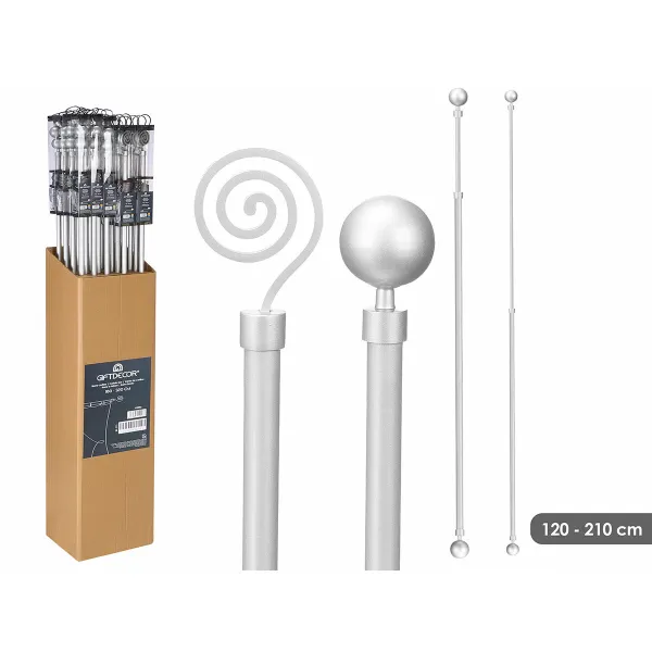 Aizkaru stanga Gift Decor Pagarināms 160-320 cm (24 gb.)