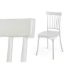 Стуль Gift Decor Белый полипропилен 42 x 81,5 x 45 cm Планки