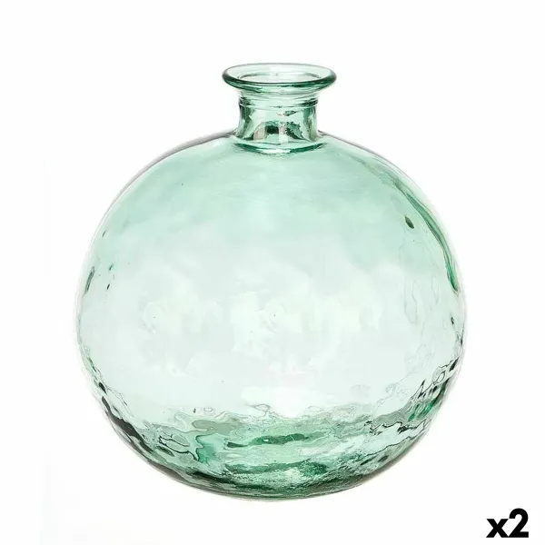 Декоративная фигура Gift Decor Прозрачный Чаша бутылка 7 L 25 x 27 x 25 cm (2 штук)