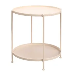 Side table Gift Decor Beige 47,5 x 47,5 x 53 cm