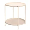 Вспомогательный стол Gift Decor Бежевый 47,5 x 47,5 x 53 cm