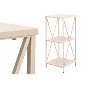 Shelves Gift Decor Beige Metal 33 x 33 x 75 cm