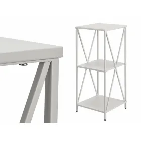 Shelves Gift Decor Grey Metal 33 x 33 x 75 cm