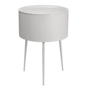 Side table Gift Decor Grey 40 x 40 x 57 cm