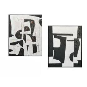 Полотно Gift Decor Lovers Белый Чёрный 70 x 3,5 x 90 cm (2 штук)