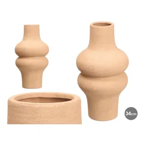 Vāze Gift Decor Brūns Keramika 18 x 34,5 x 18 cm
