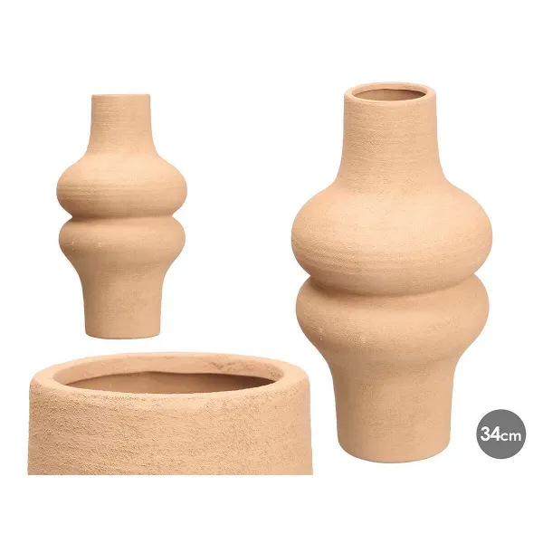 Vaza Gift Decor Ruda Keramikinis 18 x 34,5 x 18 cm