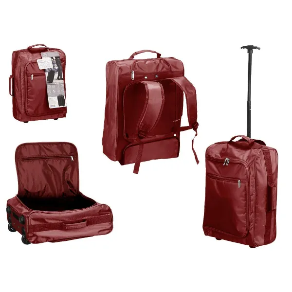 Įrankių kuprinė Juoda Kaštoninė Poliesteris Metalinis Plastmasinis 31,5 l 35 x 18 x 51 cm (6 vnt.)