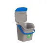 Šiukšlių dėžė Stefanplast ECOWAY Mėlyna Pilka polipropileno 28 L Sudedamas (6 vnt.)