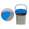Šiukšlių dėžė Stefanplast ECOWAY Mėlyna Pilka polipropileno 28 L Sudedamas (6 vnt.)
