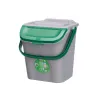 Šiukšlių dėžė Stefanplast ECOWAY Žalia Pilka polipropileno 28 L Sudedamas (6 vnt.)