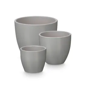 Katlu komplekts Ibergarden Pelēks Māls Ø 14 cm Ø 22 cm Ø 17 cm 3 Daudzums
