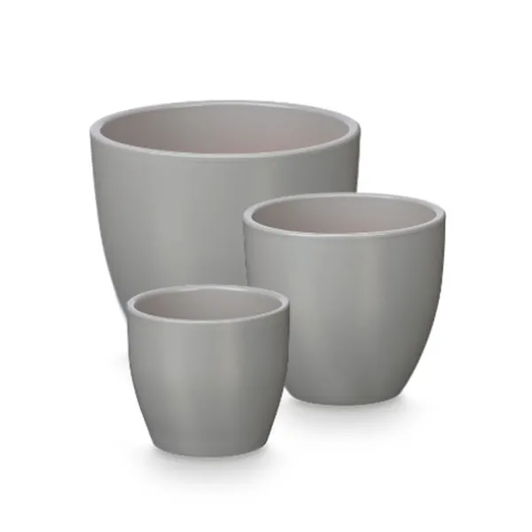 Katlu komplekts Ibergarden Pelēks Māls Ø 14 cm Ø 22 cm Ø 17 cm 3 Daudzums
