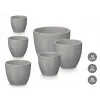 Set of pots Ibergarden Grey Clay Ø 14 cm Ø 22 cm Ø 17 cm 3 Pieces