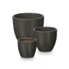 Katlu komplekts Ibergarden Antracīts Māls Ø 14 cm Ø 22 cm Ø 17 cm 3 Daudzums